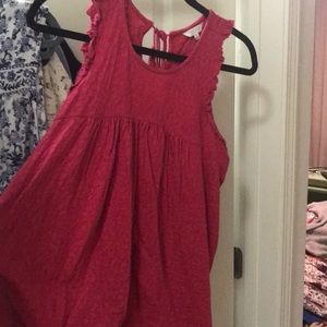 LUCKY BRAND pink blouse